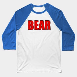 Red bear Baseball T-Shirt